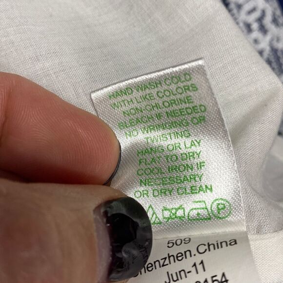 Lilly Pulitzer Bowen Pink & Navy Strapless Dress Size 0 - Picture 9 of 9